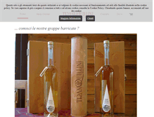 Tablet Screenshot of distilleriatranquillini.com